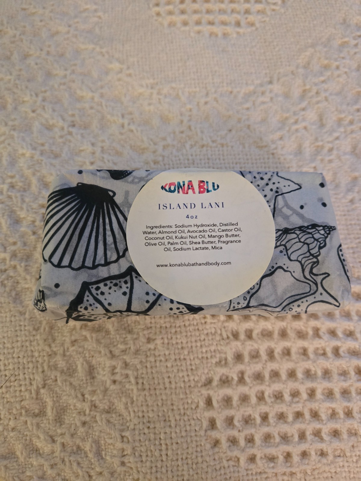 New Kona Blu Island Lani 4oz Homemade Soap