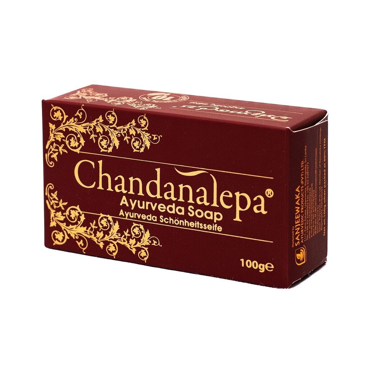 Ceylon Chandanalepa Ayurveda Herbal Natural Beauty Body Skin Soap