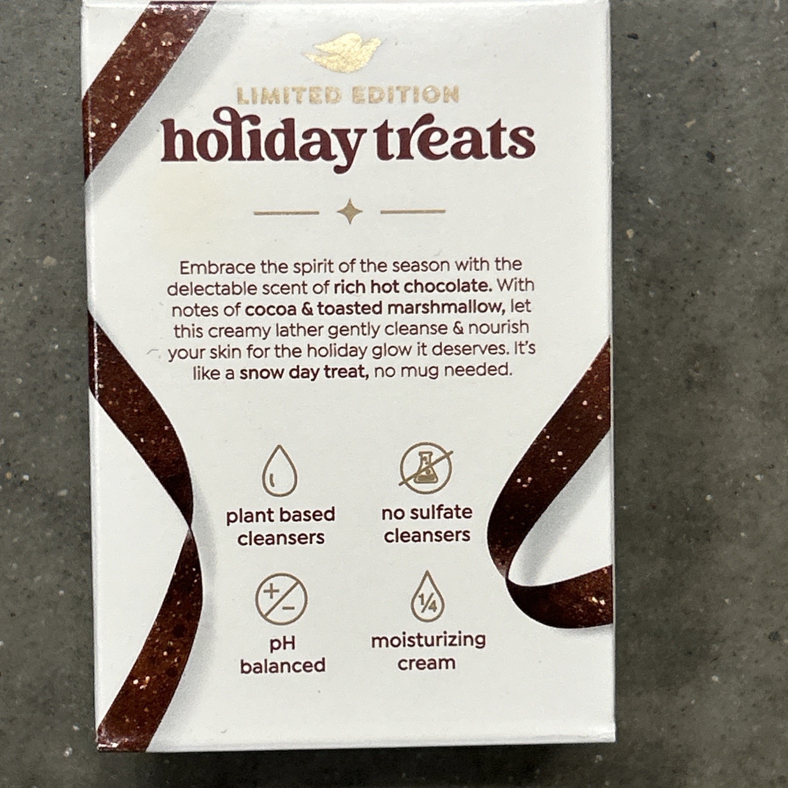 3x Dove Limited Edition Holiday Treats HOT COCOA SWIRL Beauty Bar 5oz Soap