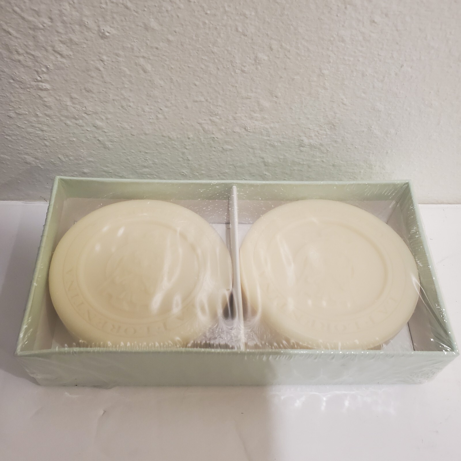 New La Florentina scented soap Mughetto 2x115g Made In Italy Sealed Set Box