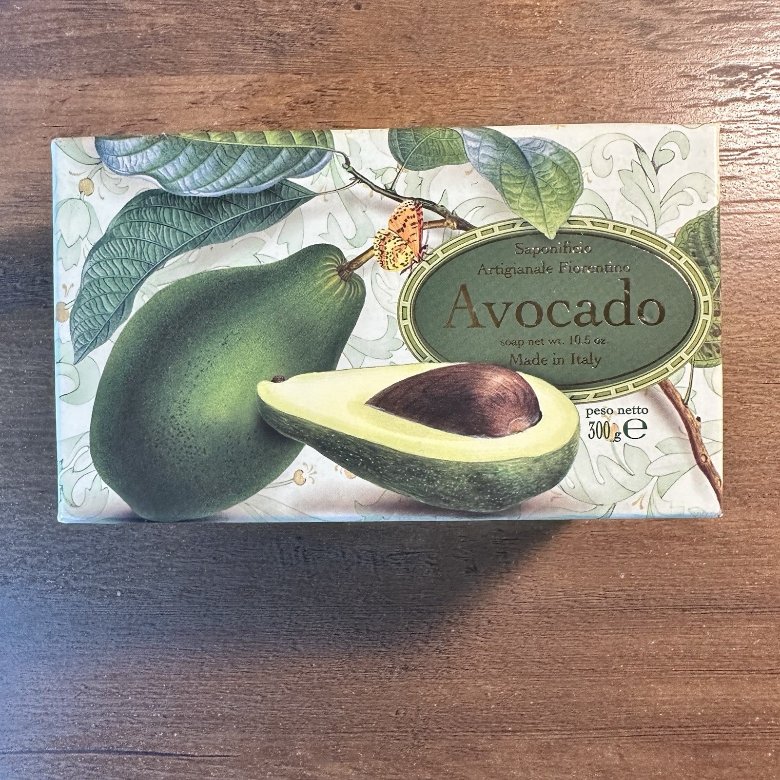 Saponificio Artigianale Fiorentino Avocado Nourishing Luxury Italian Soap 10.5Oz