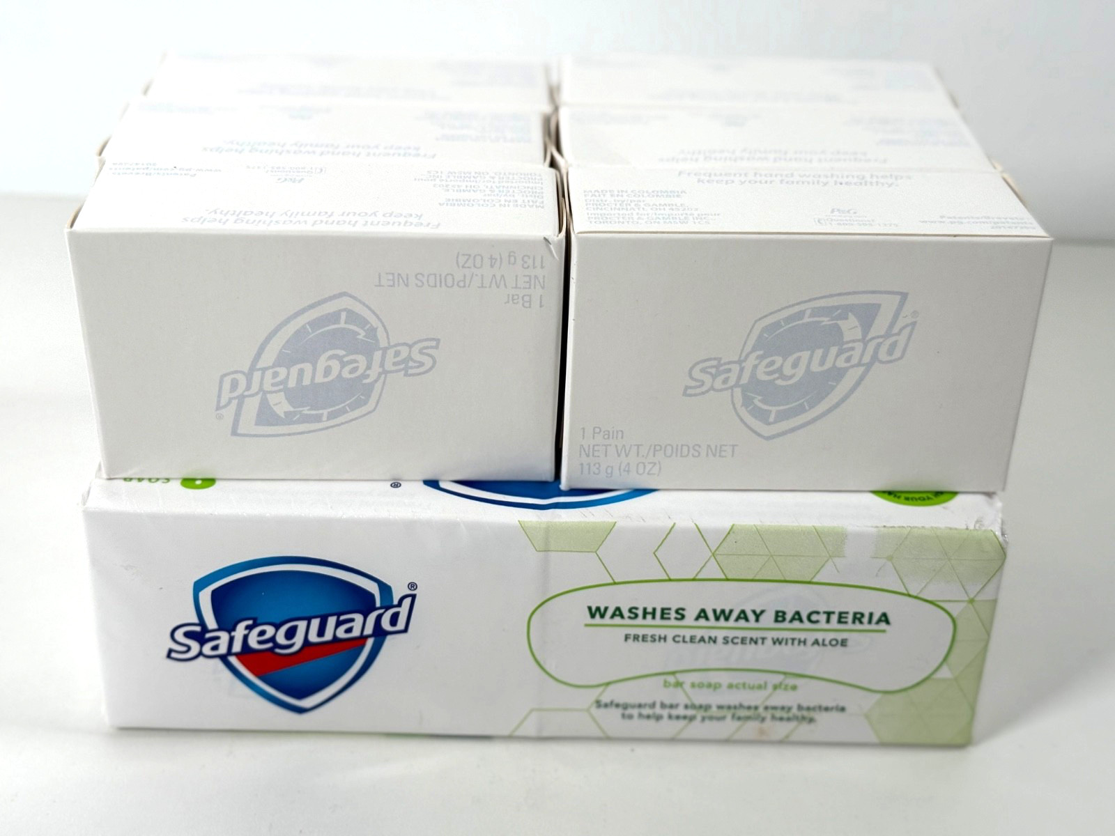 Safeguard Micellar Bar Soap Fresh Clean Scent with Aloe 14 Bars New