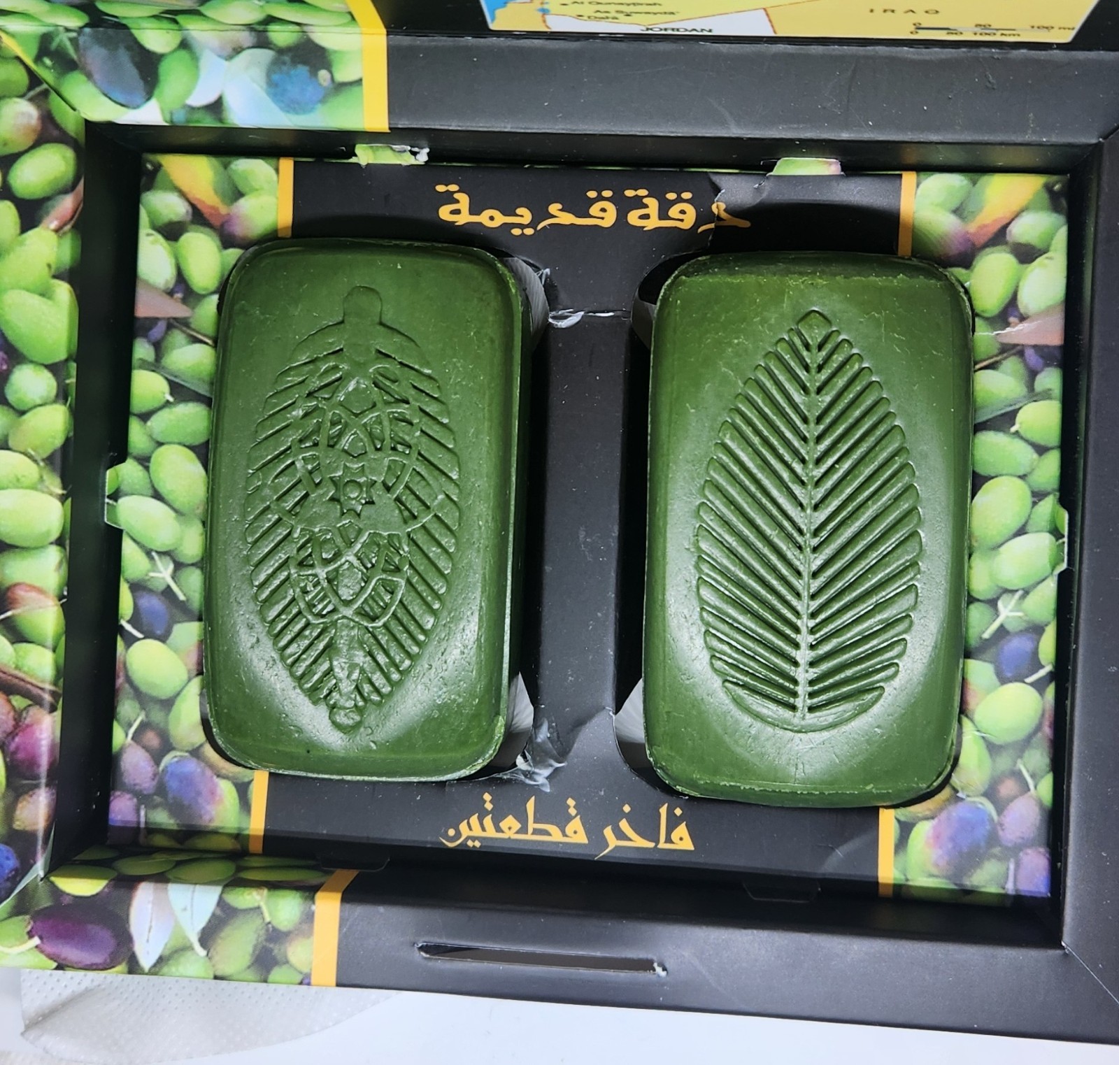 Olive & Laurel Oil Soap 100% Natural ( set of 6) Handcrafted 3.5 oz ea