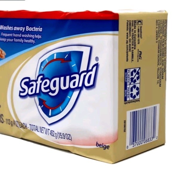 Lot: 3x 8packs Safe-Guard Antibacterial Soap, 4oz Bar beige color Anti-bacterial