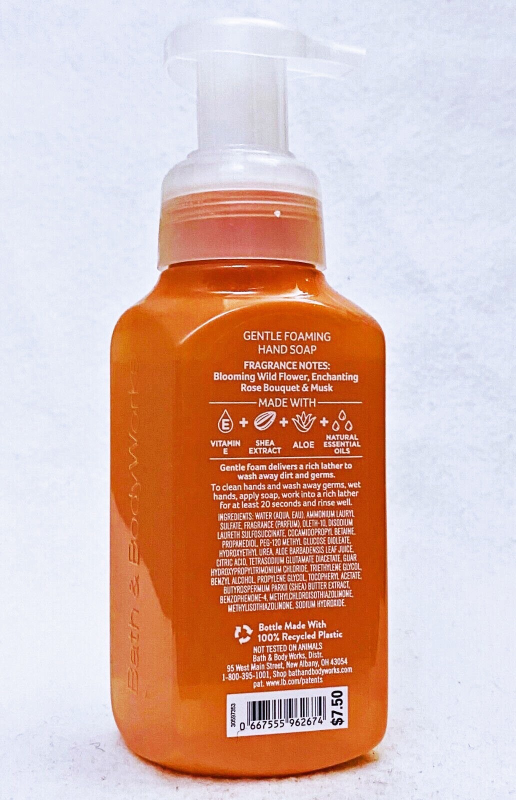 1 Bath & Body Works WILD FLOWER ROSE Gentle Foaming Hand Soap 8.75 oz