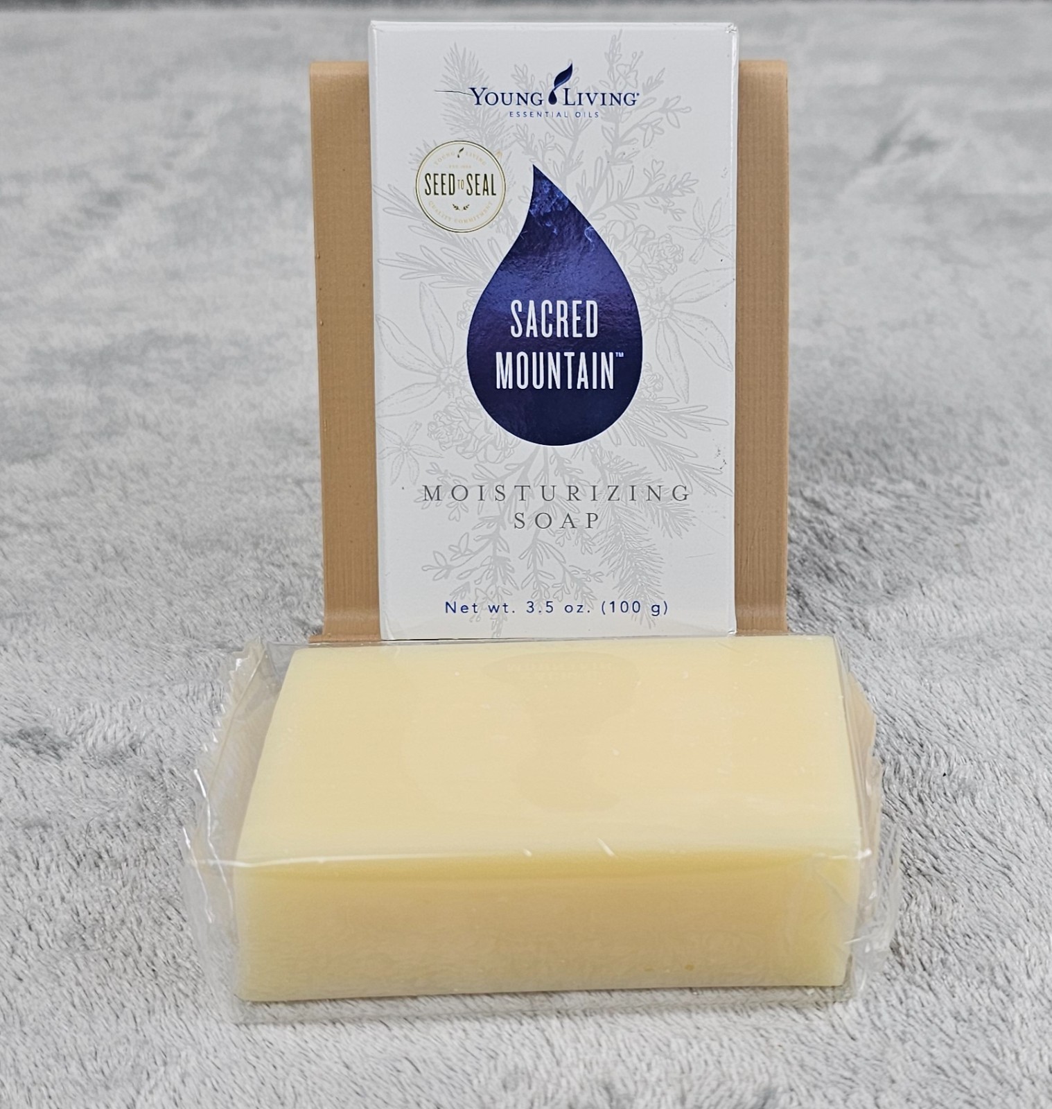 Young Living Sacred Mountain Essential Oil Moisturizing Soap 3.5oz 100g SEALED