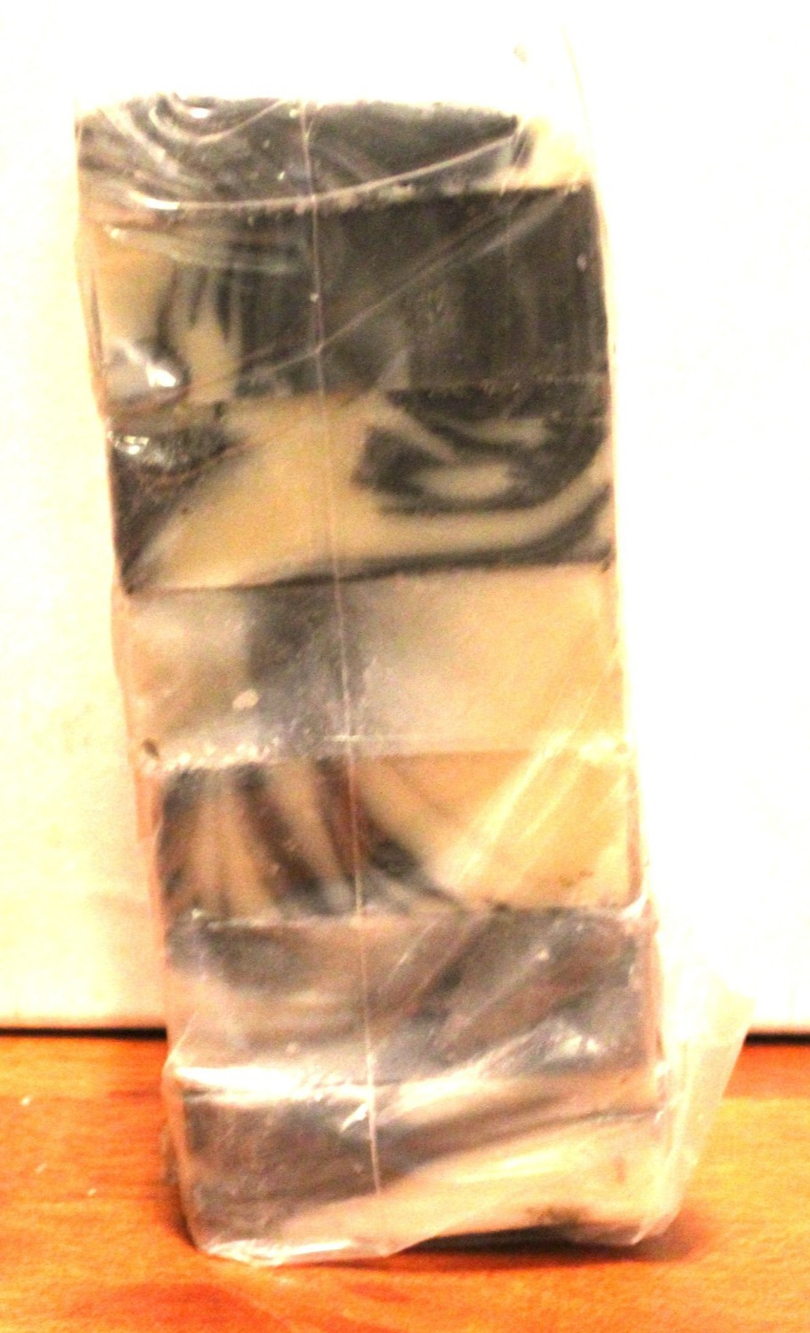 Black Forest Cold Processed handmade soap loaf, 7 precut bars