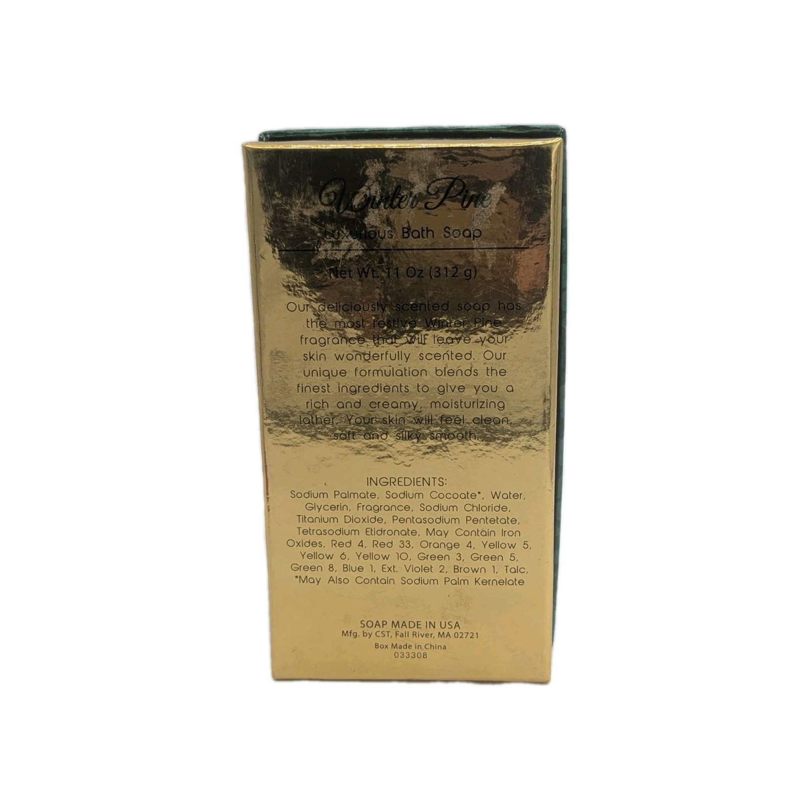 Winter Pine Luxurious Bath Soap 11oz Holiday Scented Bar