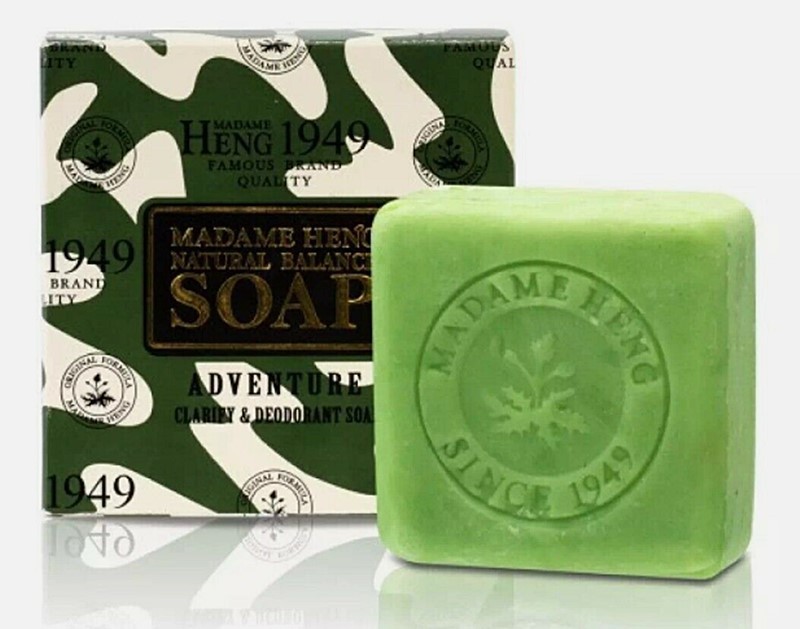 3xSoap Madame Heng 1949 Natural Balance Adventure Clarify Deodorant Relax 150g