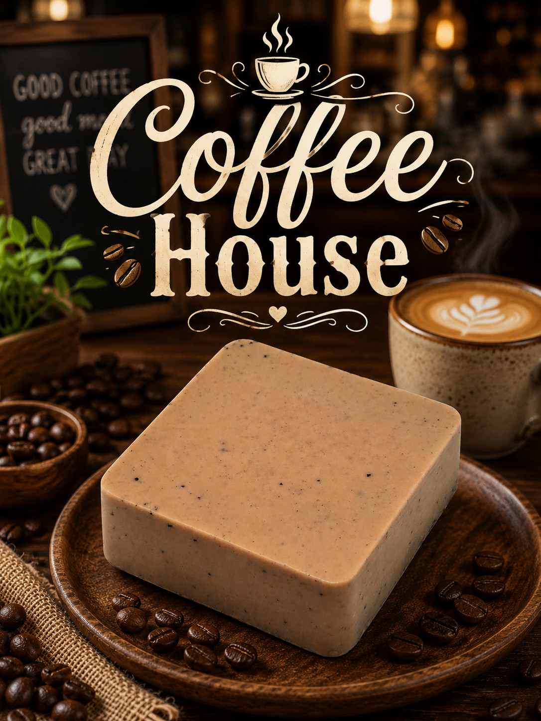 Handcrafted Goat Milk Soap ~ BIG 5 oz Bar ~ Coffee House