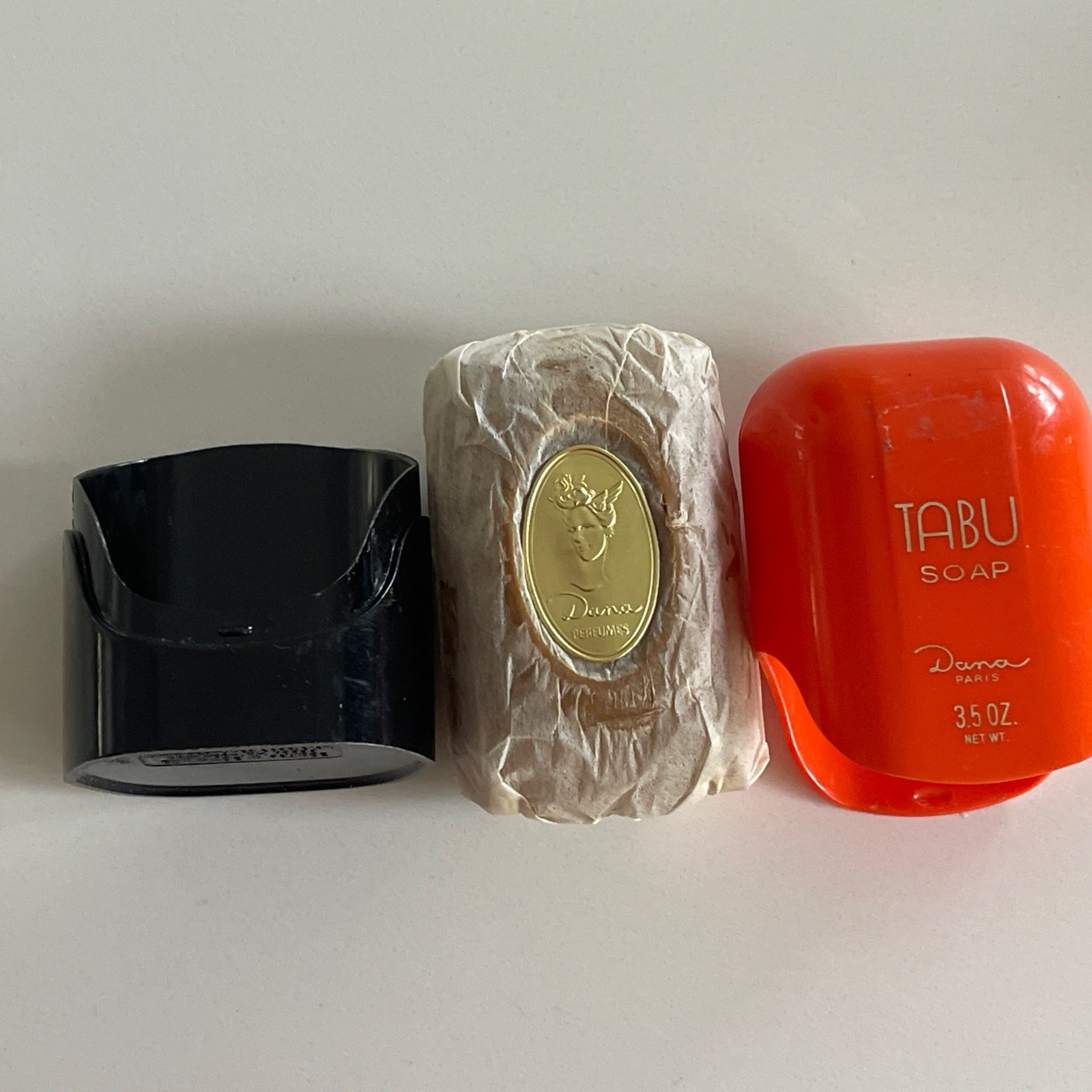 TABU Dana Paris Perfumed Soap SAVON DE LUXE 3.5 oz NOS + Eau De Cologne VTG FOR