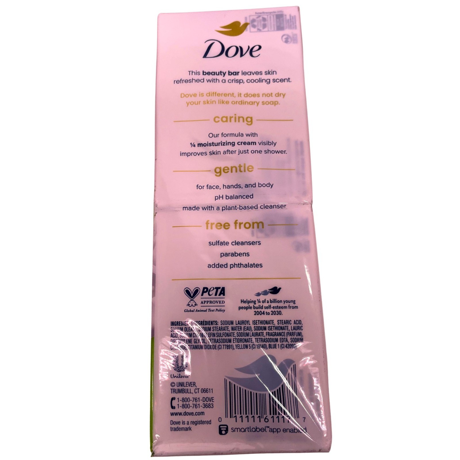 Dove Cool Moisture Beauty Bar 6 Count 2 Pack New