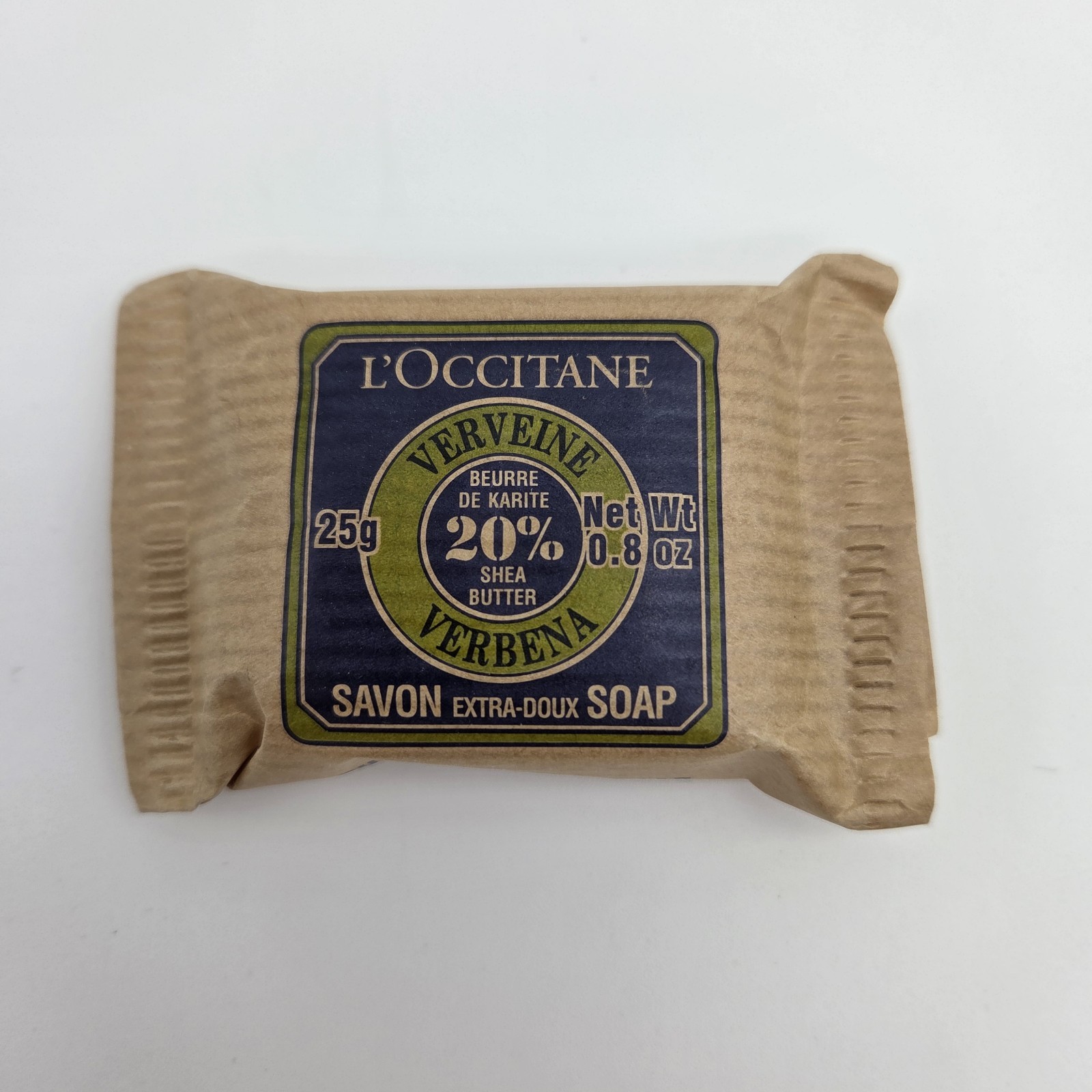 L’Occitane .8oz Mini Soap Bars Shea Butter Milk Lemon Verbena Lavender Lot of 6