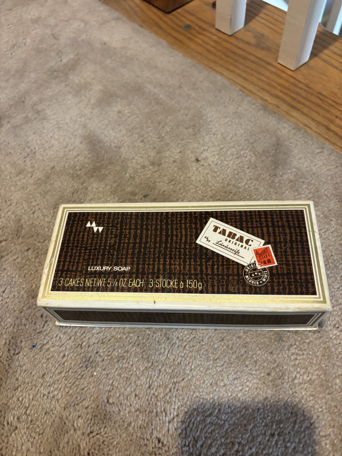 *PACK OF 3 SEALED* TABAC ORIGINAL by Wirtz Maurer LUXURY SOAP 5.25OZ EACH NOS