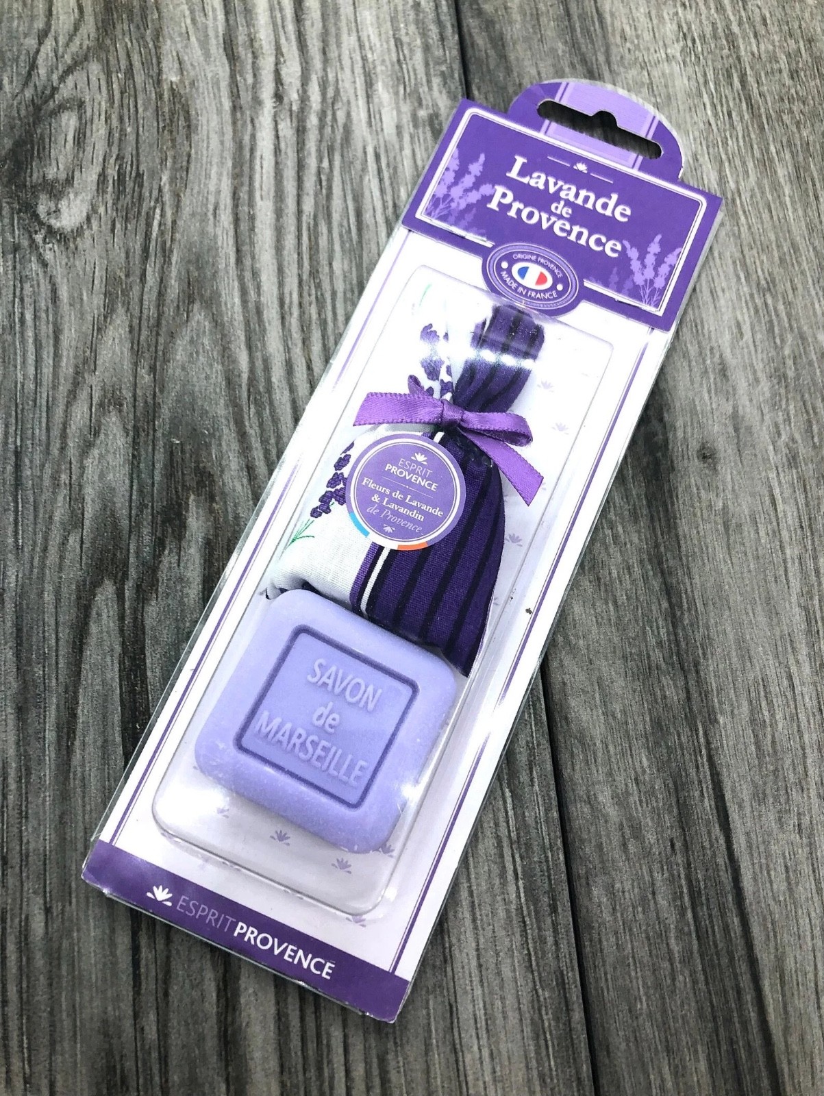Lavender Soap from Provence / Bag of Lavender Flowers Gift Set