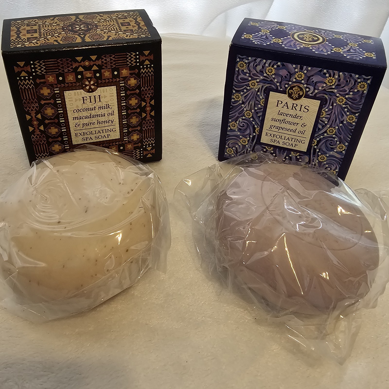 Greenwich Bay Trading Co. Destination Collection: Fiji And Paris. Lot Of 2 Soaps