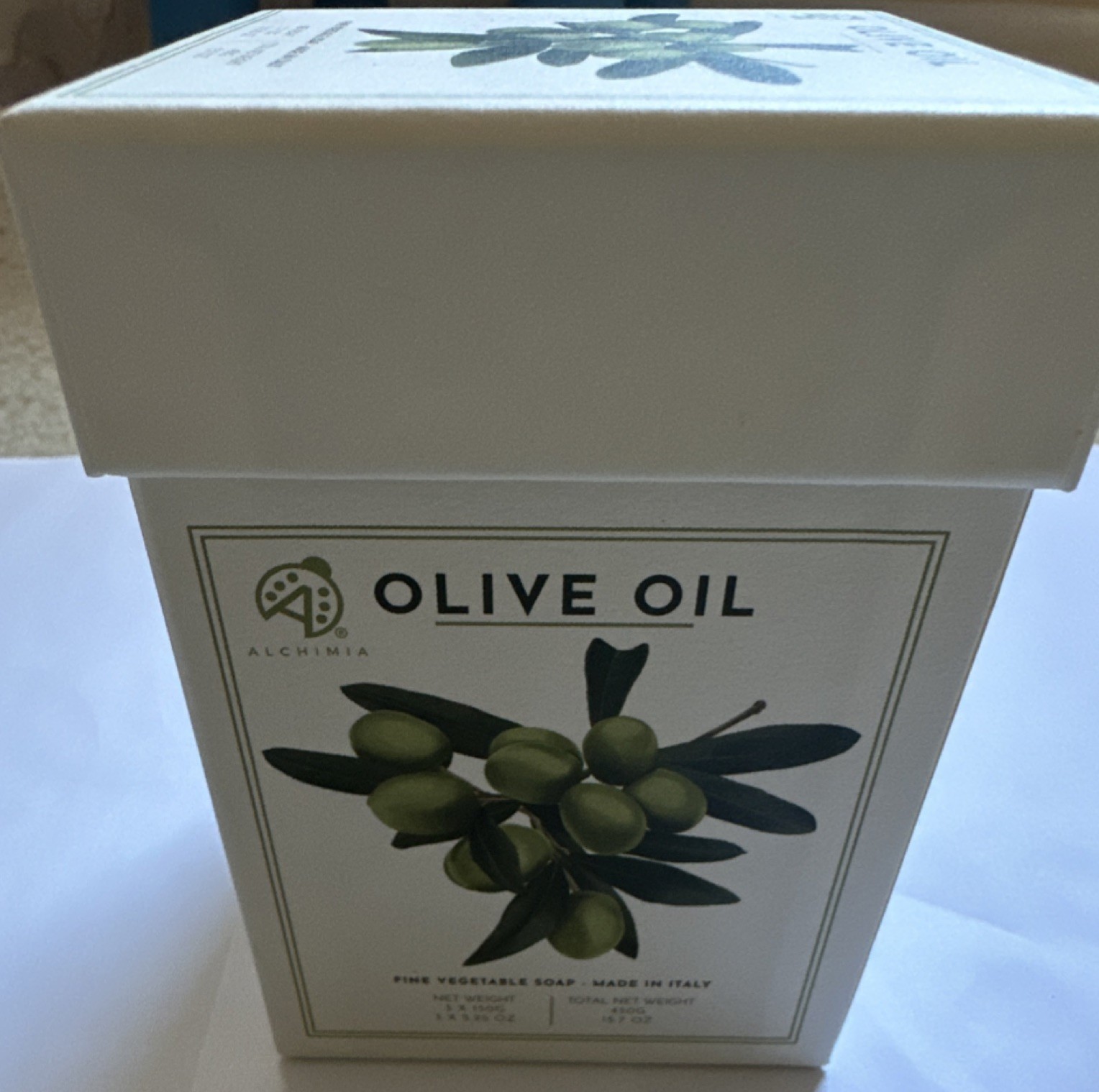 Alchimia Olive Oil Vegetable Soap Multipack Olive Scent 15.7 oz Italy