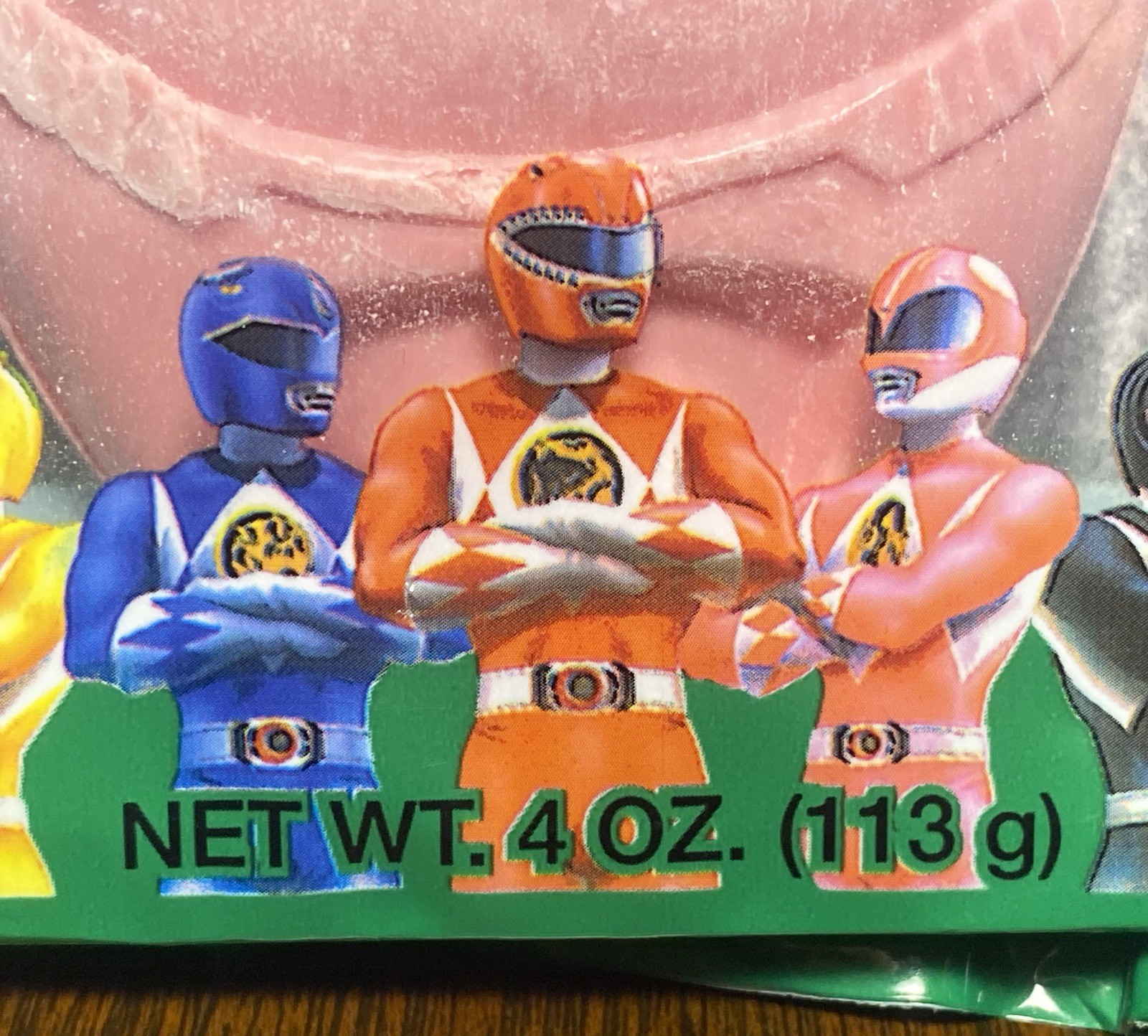 VINTAGE Mighty Morphin Power Rangers Bar Soap – 90s Bath JASON Red MMPR 1994 NOS
