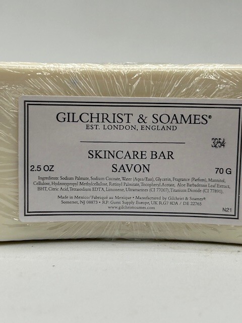 5 Bars of Gilchrist & Soames Skincare Bar Savon 2.5 oz, London Rectangle Saddle
