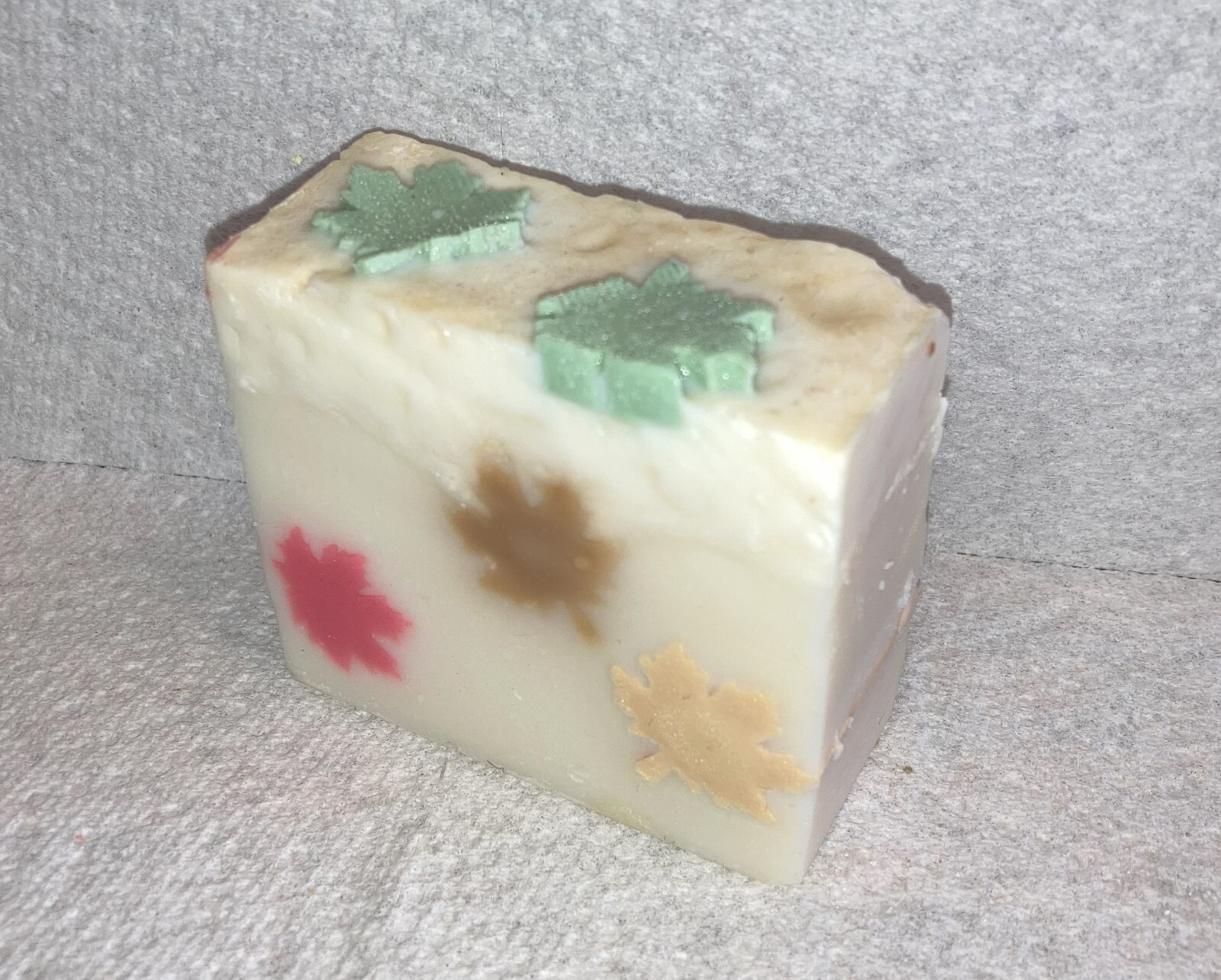 Handmade Fall Soap – Scent: Autumn Afternoon – 4 oz. w/Cocoa & Shea Butter