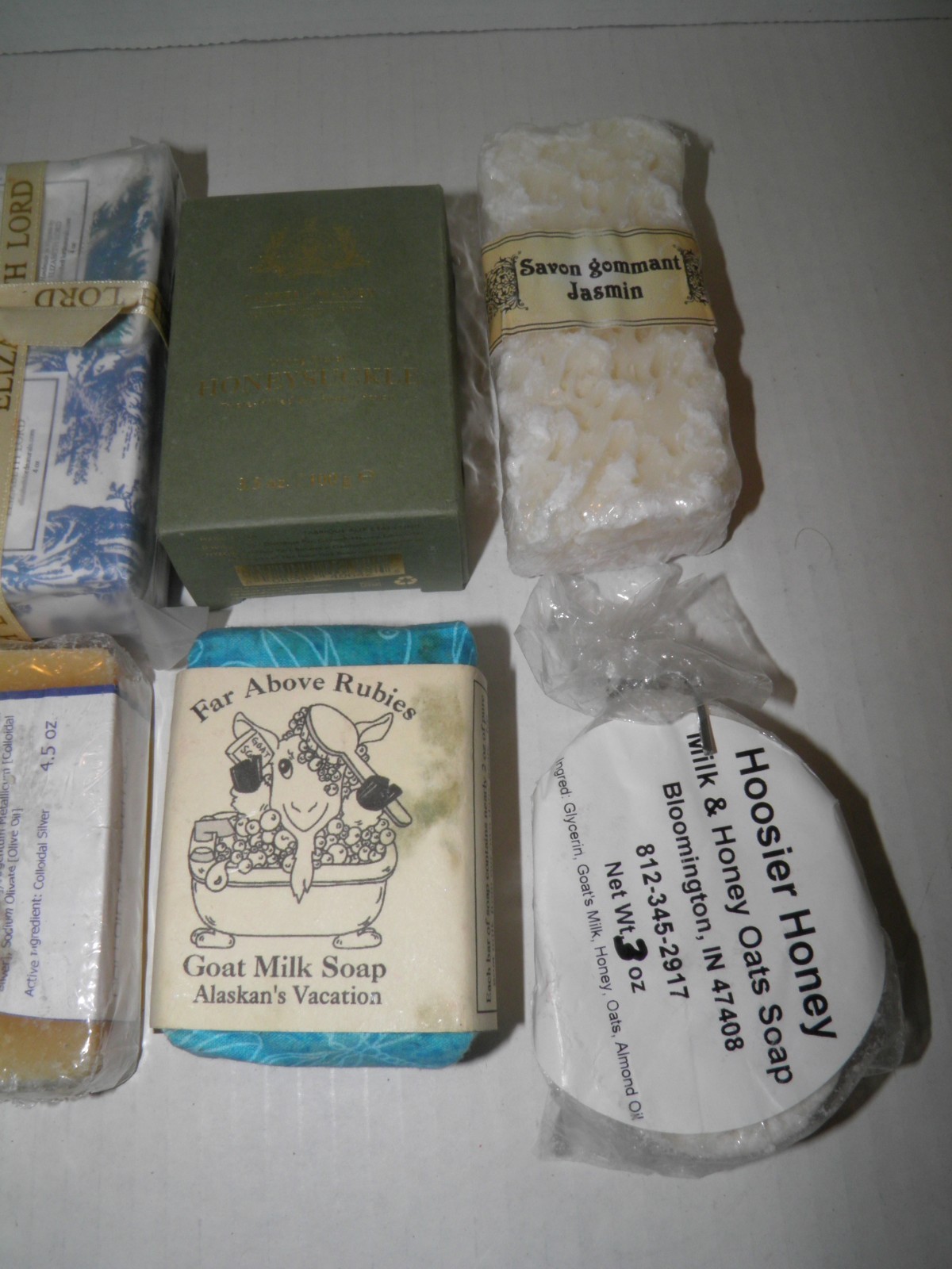 Handmade Bar Soap Lot of 9 Honeysuckle Jasmin Orange Patchouli Various NEW
