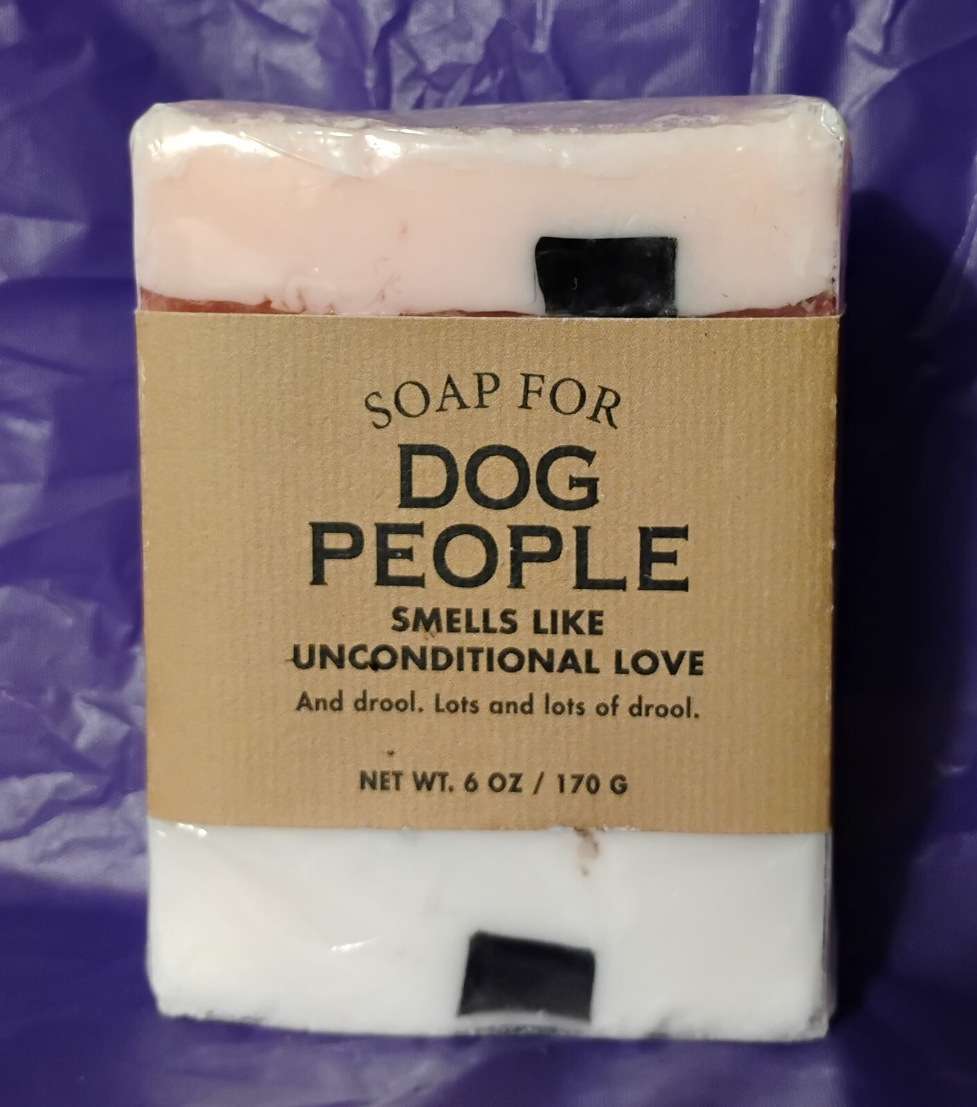 Dog People Bar Soap 6 oz/170 G Smells Like Unconditional Love