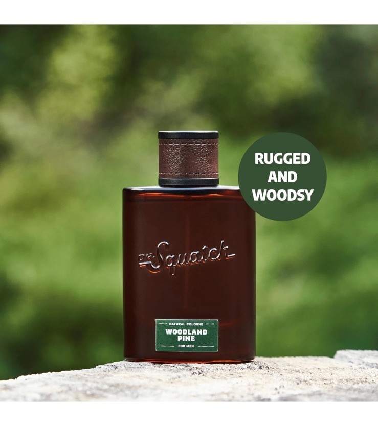 Dr. Squatch Natural Cologne WOODLAND PINE For Men – 1.7 oz – MADE IN USA – NEW