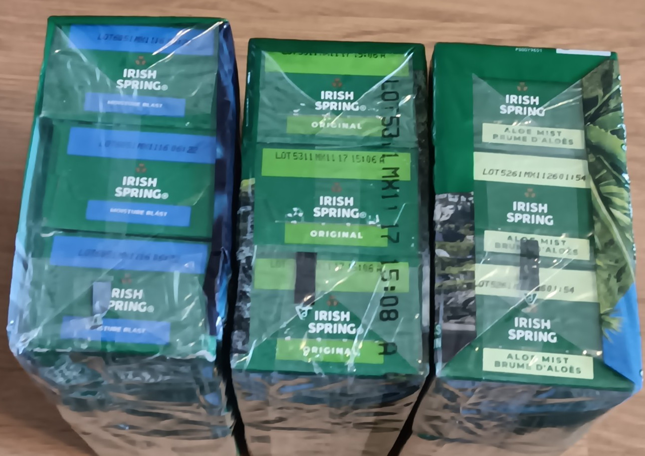 Irish Spring Aloe Mist Original Moisture Blast Zest Aqua Bar Soap Lot 25 Count