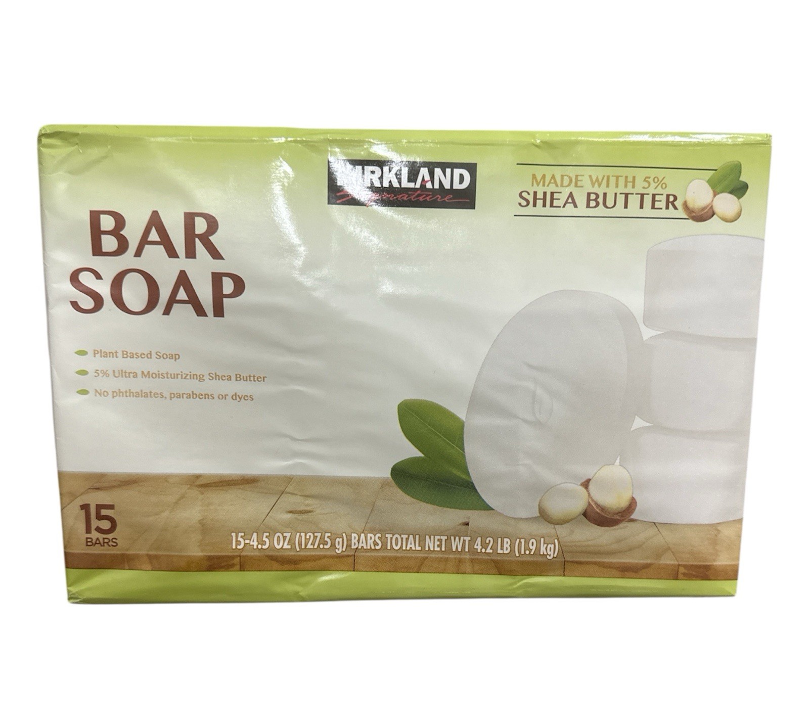 Kirkland Signature Bar Soap with Shea Butter 4.5 Ounce (15 Count)