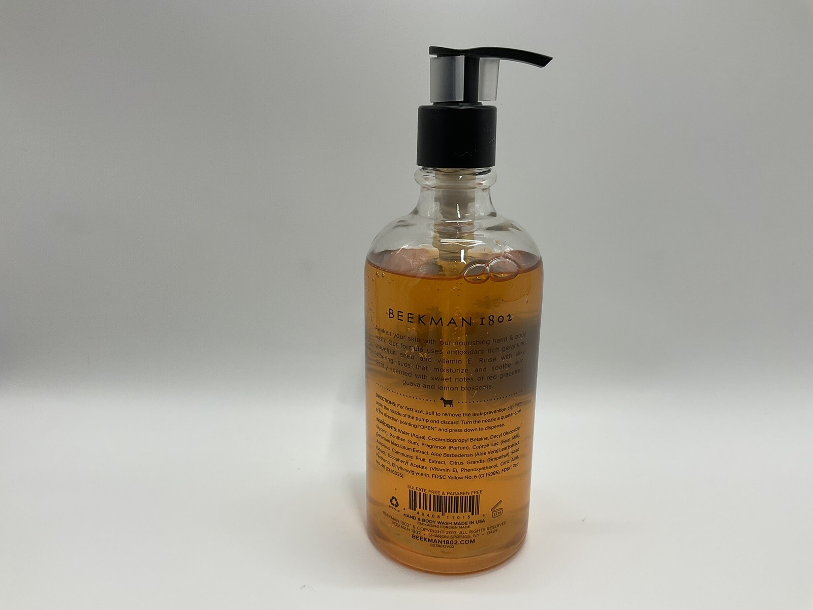 Beekman 1802 Honeyed Grapefruit Hand & Body Wash New 12.5oz New Unsealed
