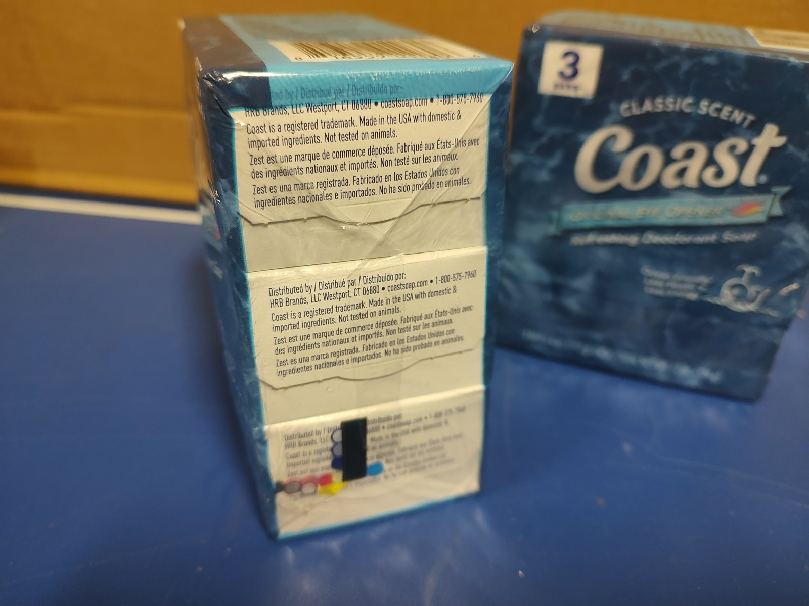 2 Ea Coast Classic Scent 3 Bars Of Soap, 4oz, Tot 6 Bars