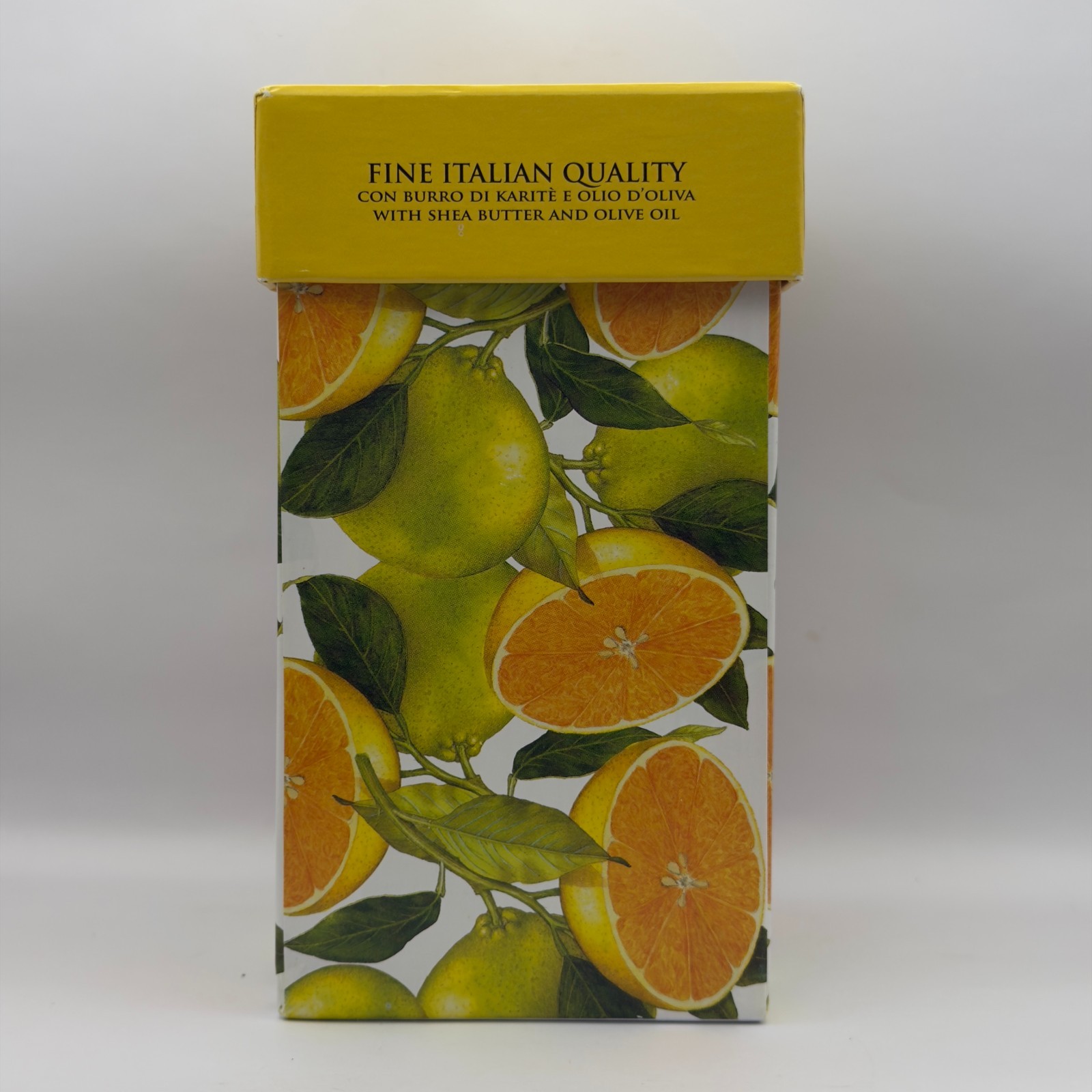 La Florentina Italy BOBOLI CITRUS 4 Soap Bar Set 460g 16oz NEW IN BOX