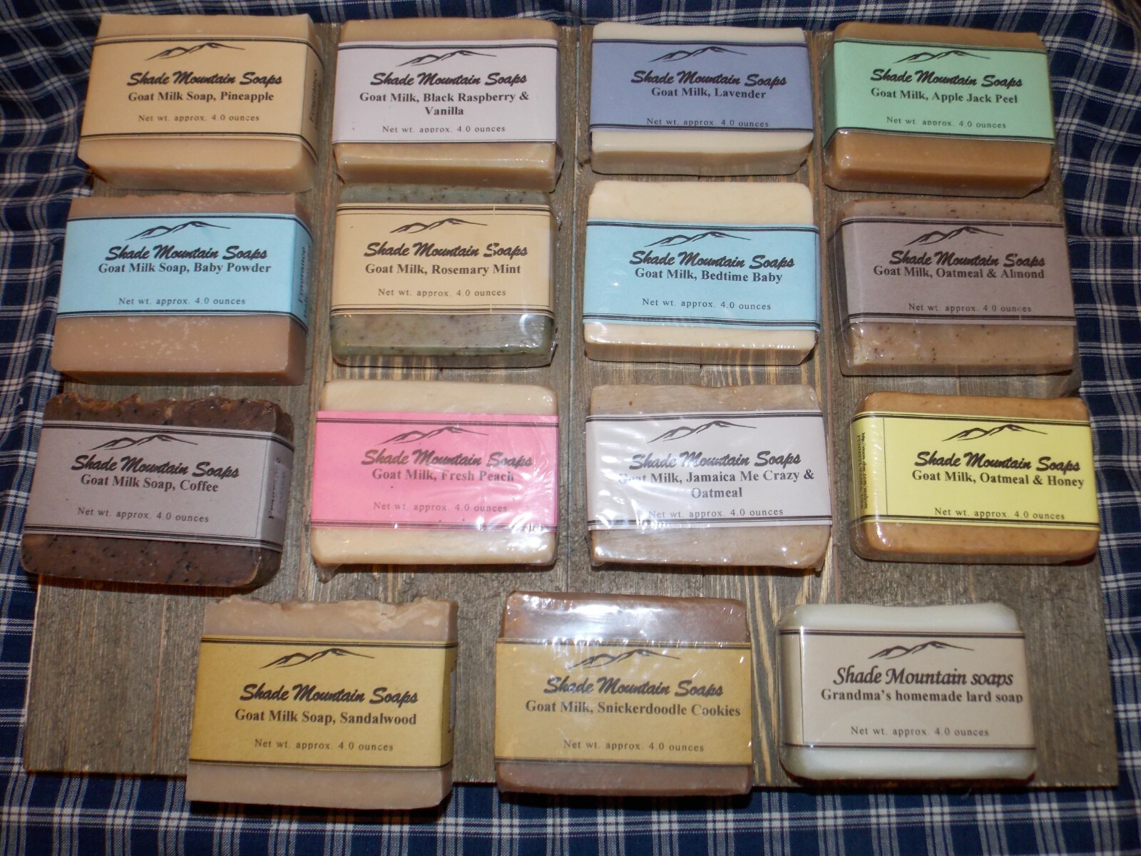 Goat Milk Soap Homemade / Handmade Moisturizing – 4 oz – Jewelweed, & plantain