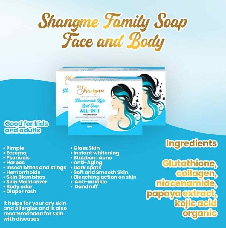 1 Shangme Soap 135 g & 1 Shangme Sunscreen 50 ml