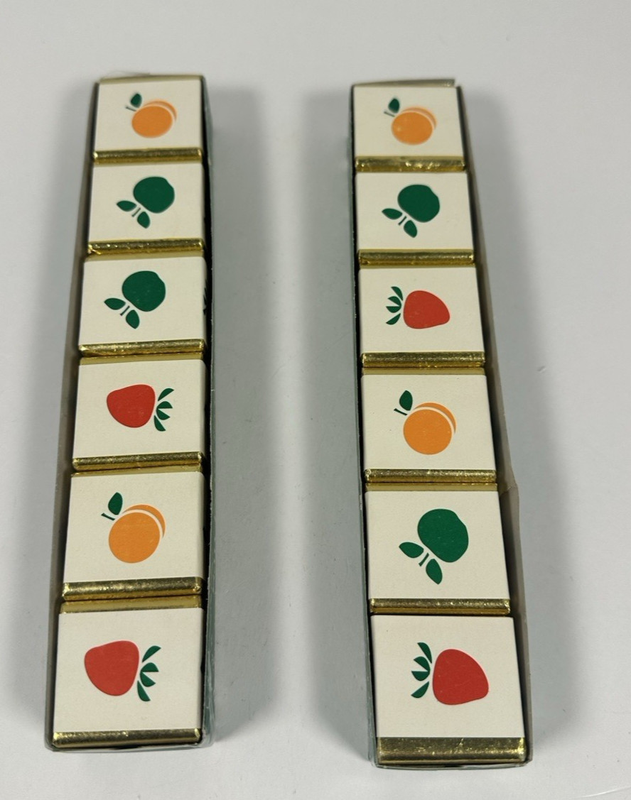 San Francisco Soap Company Bath Cubes Lot NEW! Fruit Apricot Apple VTG