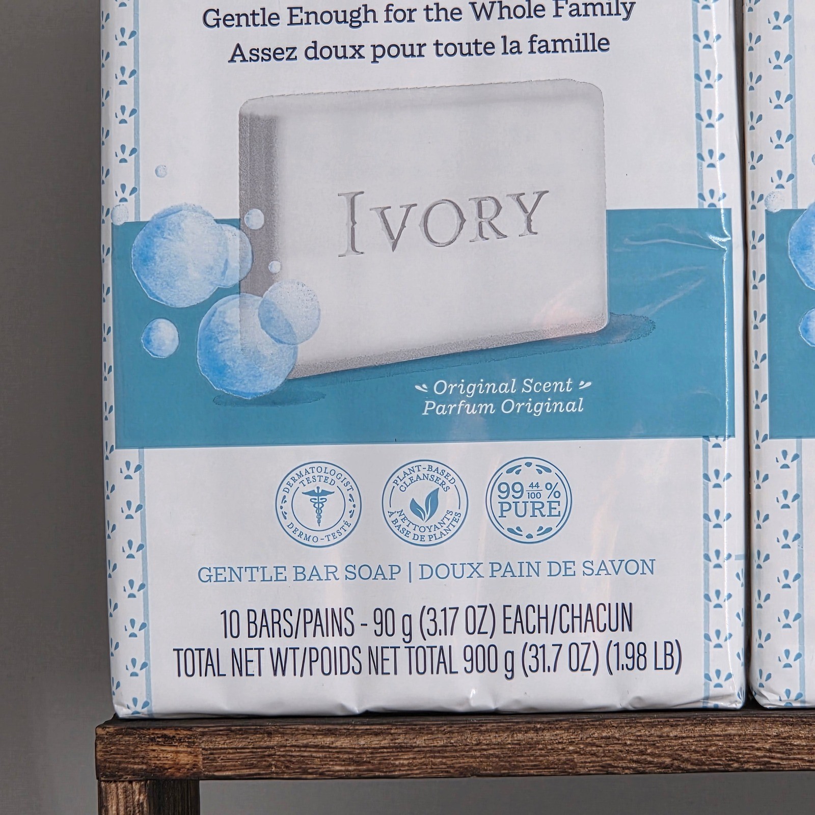 Ivory Bar Soap Unisex 20 Bars Original Scent Gentle Pure Clean Bulk Pack
