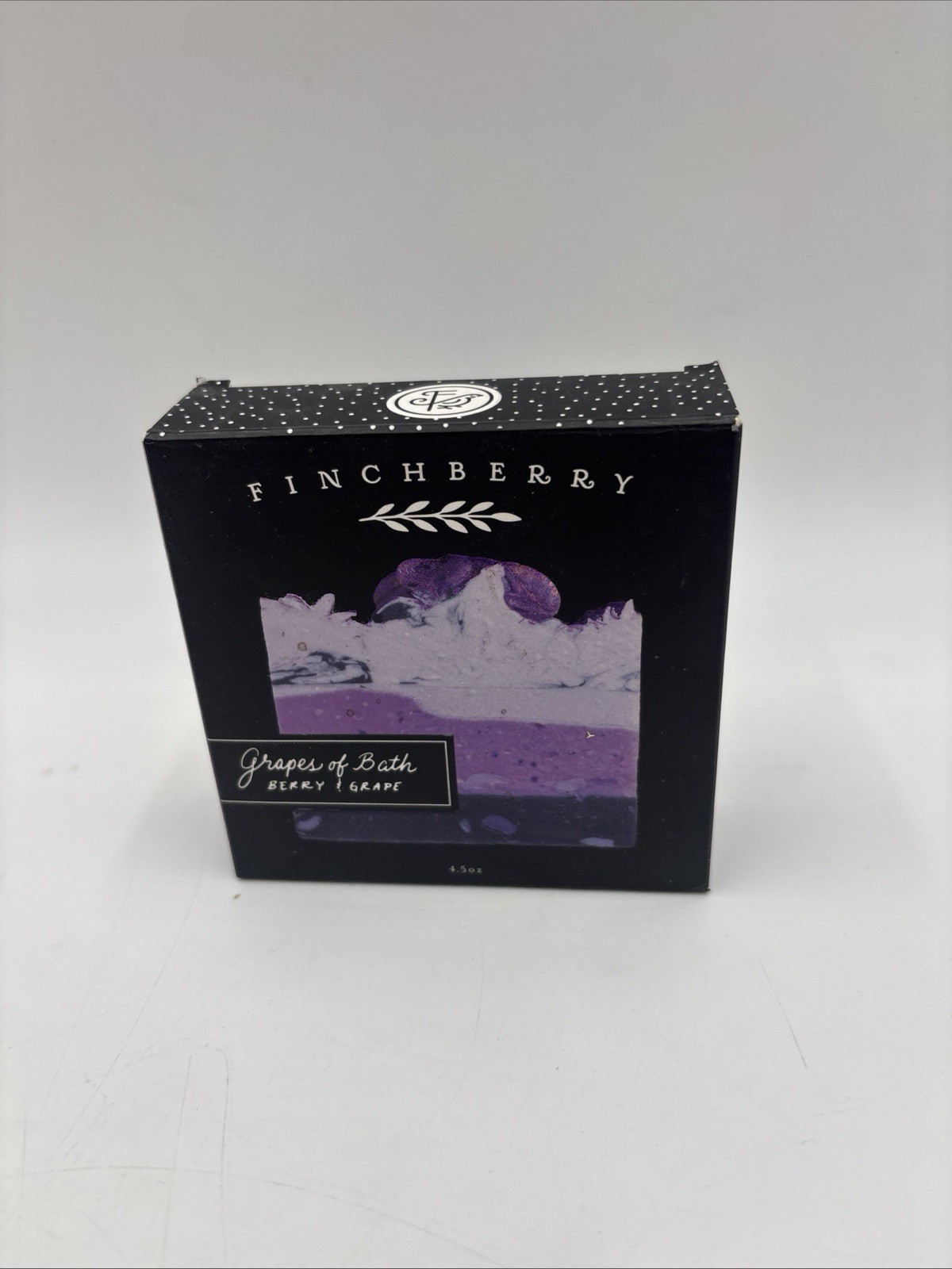 Finchberry Grapes of Bath Berry & Grape Gourmet Handcrafted Soap 4.5 oz New