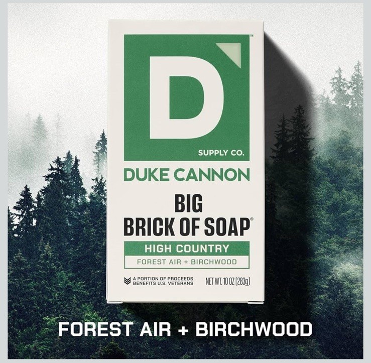 DUKE CANNON HIGH COUNTRY 10oz Big Ass Brick Of Soap