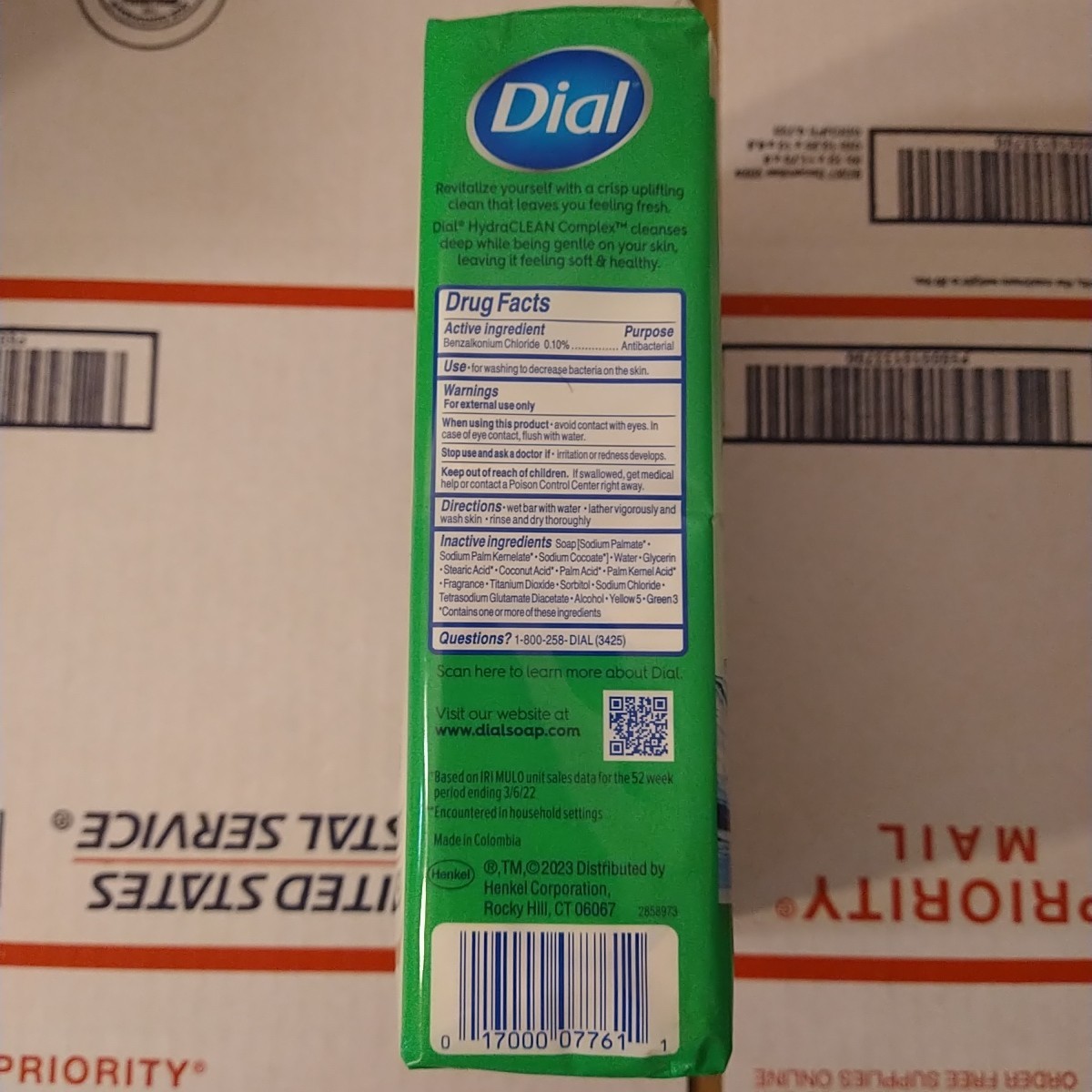 Dial Antibacterial Bar Soap, Refresh & Renew, Mountain Fresh, 4 oz, 8 Bars Pack
