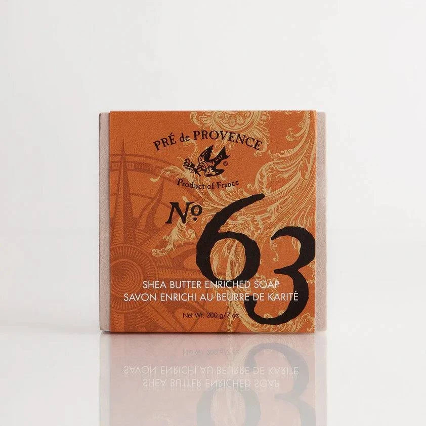 Pre de Provence No. 63 Men’s Shea Butter Cube Soap (200g) – Pack of 3