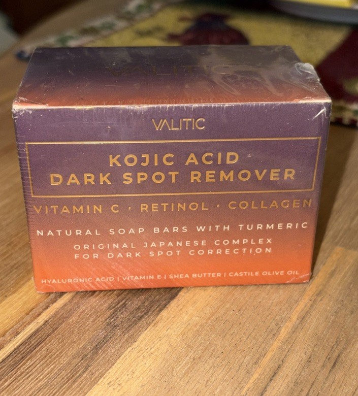 New/Sealed Valitic Kojic Acid Dark Spot Remover Soap Bars