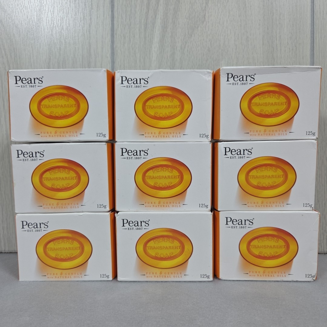 Pears Pure & Gentle Soap with Natural Oils 9 Pack Pure & Gentle Bar Soap