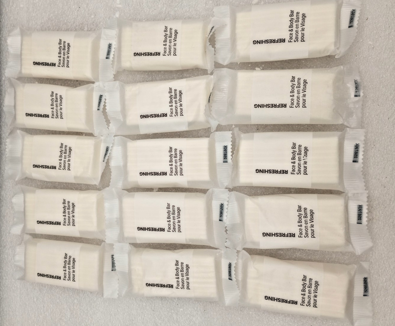 (Lot of 15) Refreshing Face & Body Soap – CITRUS SCENT – 0.6 Oz Each Bar