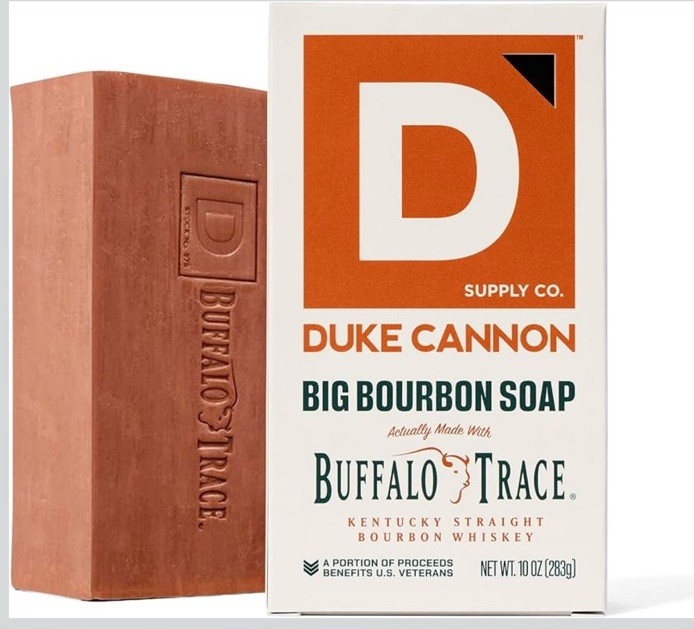 Duke Cannon Supply Co. Men’s Bourbon Bar Soap 10 oz Extra Large USA Made