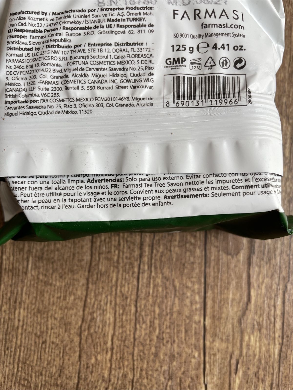 Farmasi Dr C Tuna Tea Tree Oil Soap 🧼 125 g / 4.41 oz Jabon Arbol de Te new
