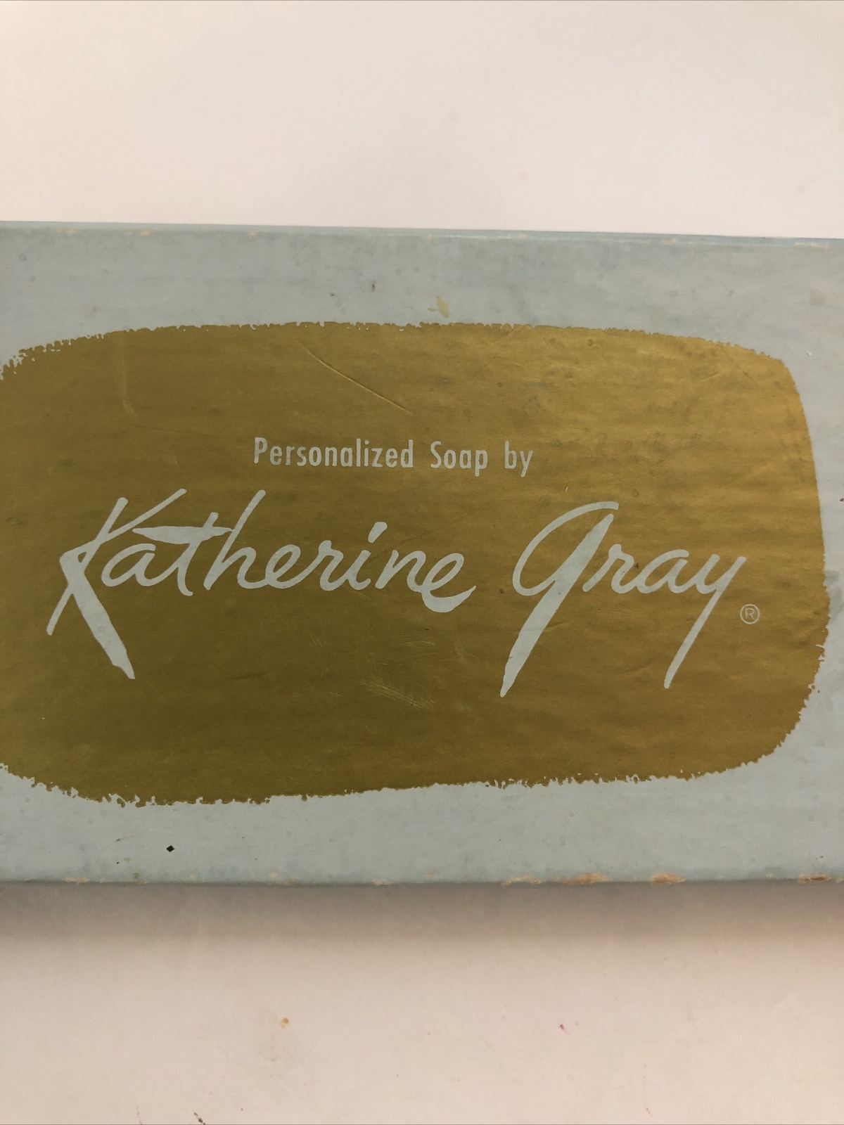 KATHERINE GRAY French Milled Soap Vintage Christmas Holly 6 Bars In Original Box