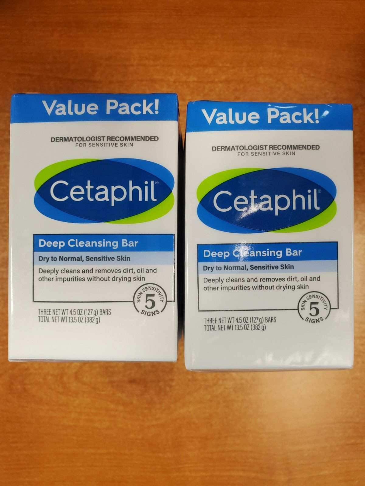 6 Bars: CETAPHIL Deep Cleansing Bar Soap 4.5 oz. ea. Normal/Oily Skin R3P5