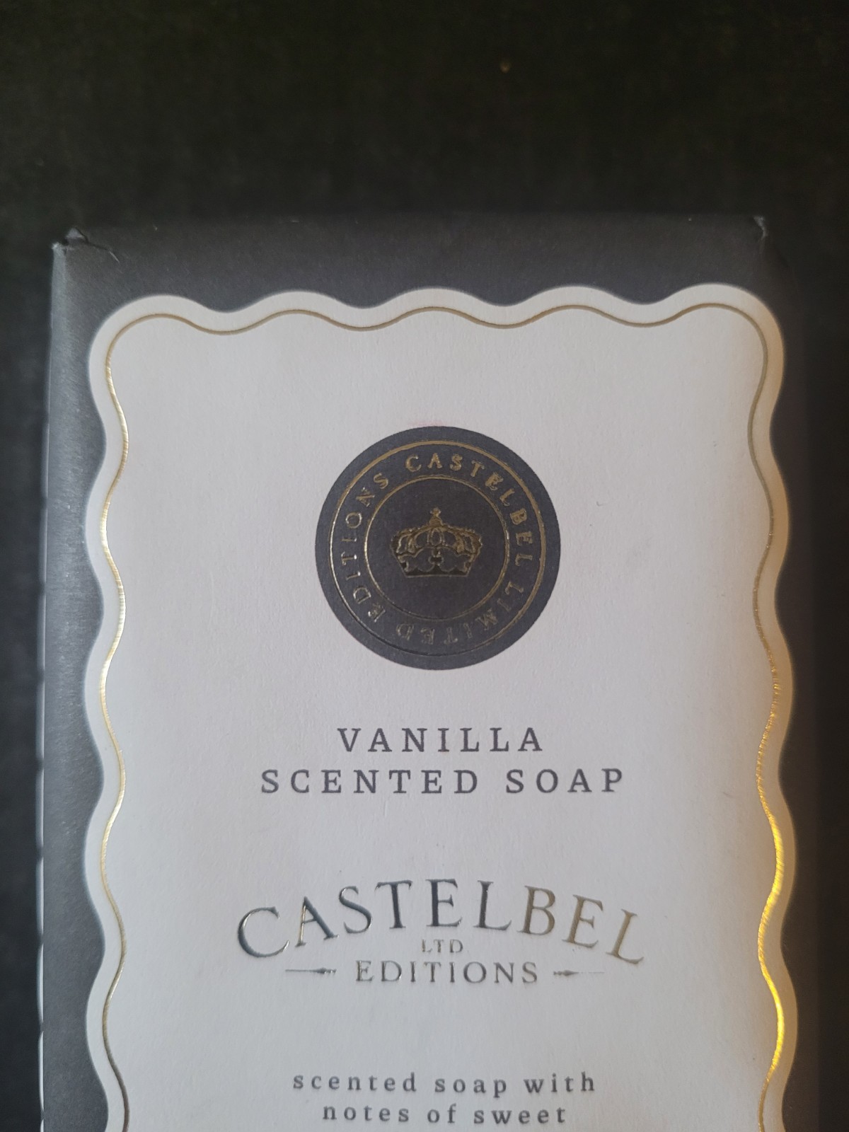 Castelbel Sweet Vanilla Flower Bar Soap Made in Portugal 300g/10.5oz New Ltd Ed
