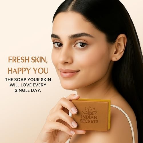 Kojic Acid Saffron Detan Scrub Soap Brightening Bath Bar Pack of 3 FS