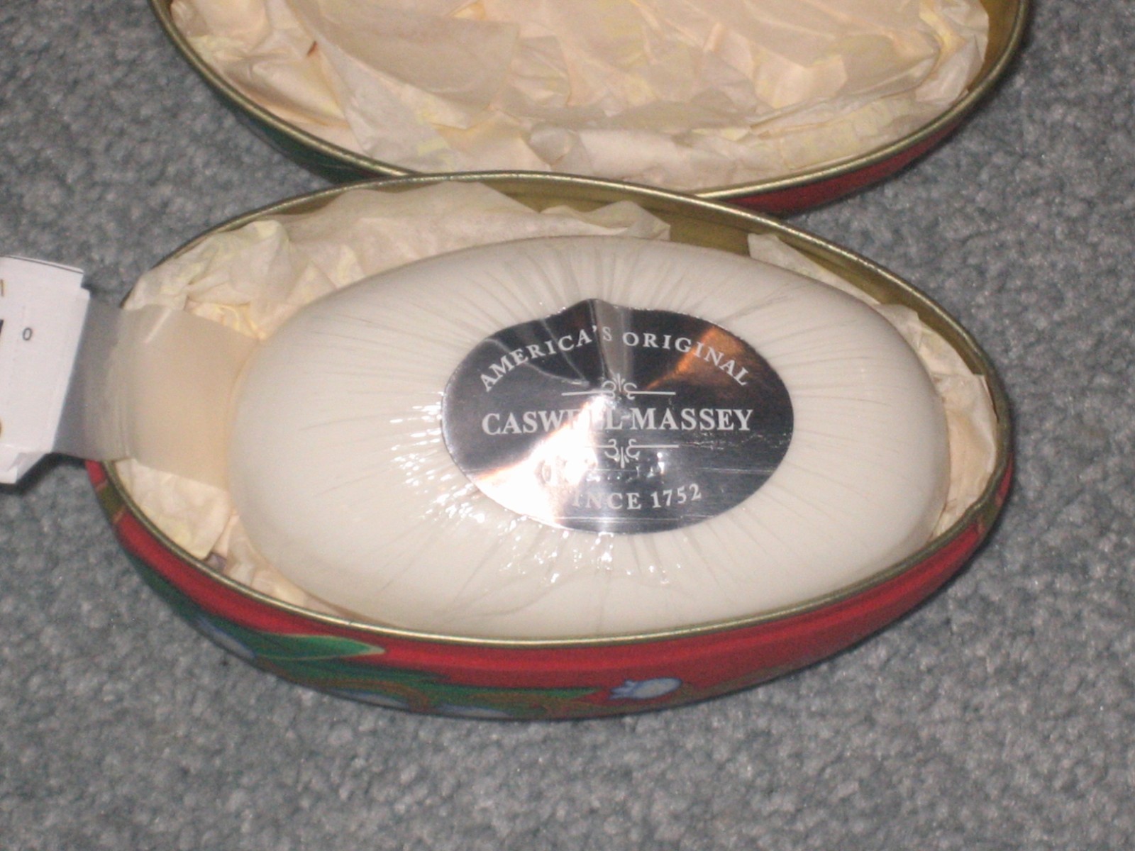 Caswell-Massey Almond Cold Cream Soap Russian Eggs 2004 Elite Gift Boxes